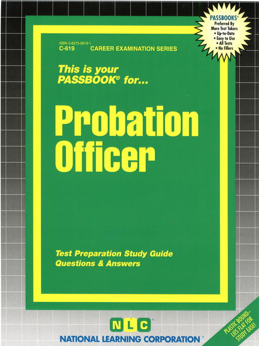 Title details for Probation Officer by National Learning Corporation - Available